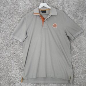 Maceoo Mens Polo Mozartsolid Tip Grey Shirt -‎ Size 4/Large